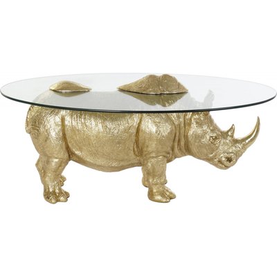 Table basse verre et résine, Colonial RECOLLECTION