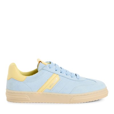 Baskets en cuir, semelle miel TAMARIS
