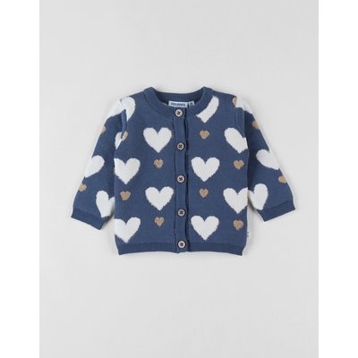 Cardigan en tricot, coeur NOUKIE'S