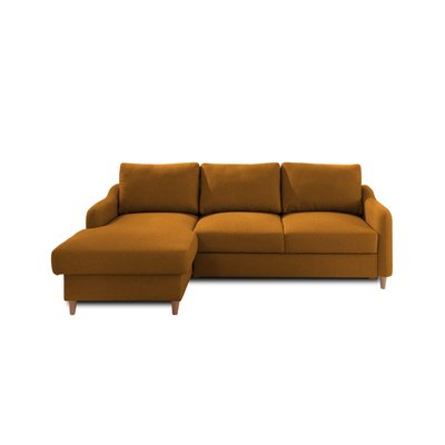 Canapé d'Angle Convertible en Tissu 4 places - WILL LISA DESIGN