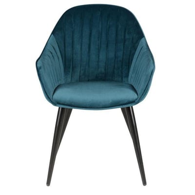Fauteuil en velours ZAGO