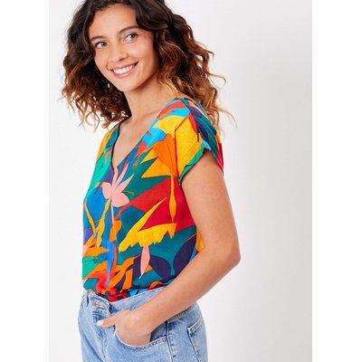 Tee shirt coton jersey bio imprimé BACACIANE LA FIANCÉE