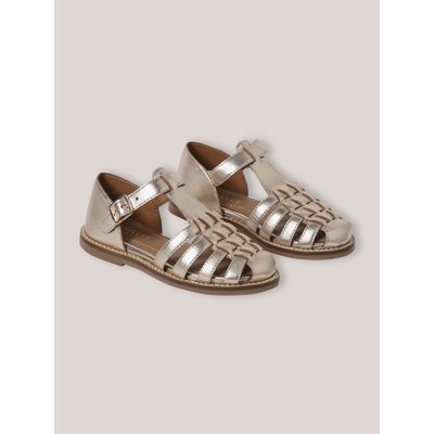 Sandales en cuir irisé CYRILLUS