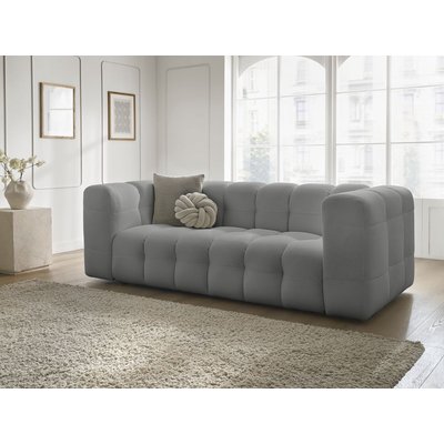 Canapé droit fixe 3 places en tissu mesh, CLOUD BOBOCHIC