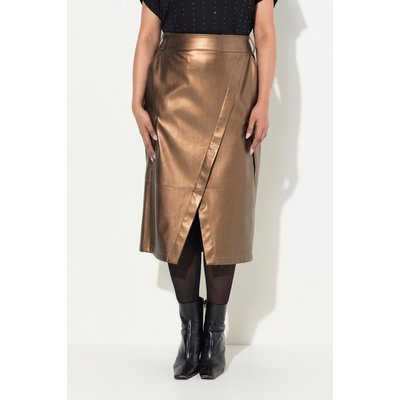 Jupe en simili-cuir, poches cargo ULLA POPKEN