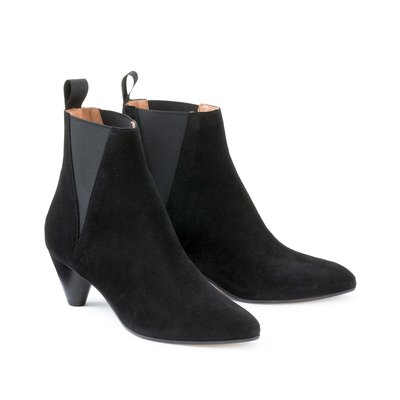 Boots Clivia mit Cone-Absatz, Veloursleder ANONYMOUS COPENHAGEN