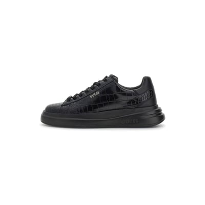Sneakers En Mélange De Cuir Elba GUESS