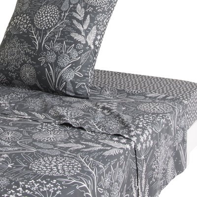 Drap plat imprimé en lyocell, HORTENSE ORIGIN
