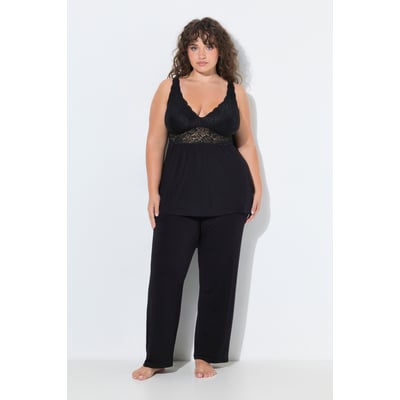 Pyjama TruYou deux pièces, avec dentelle ULLA POPKEN