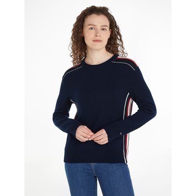 Pullover mit rundem Ausschnitt und langen Ärmeln TOMMY HILFIGER