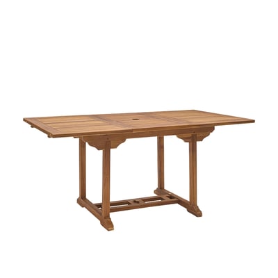 Table de jardin en teck huilé extensible 6/8 places  BALI BERAH GETAH