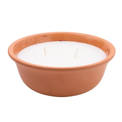 20cm Citronella Terracotta Pot Candle SO'HOME