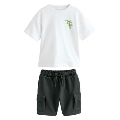 Short militaire et t-shirt ensemble NEXT
