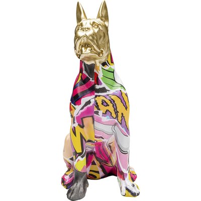 Déco dogue allemand assis graffiti KARE DESIGN