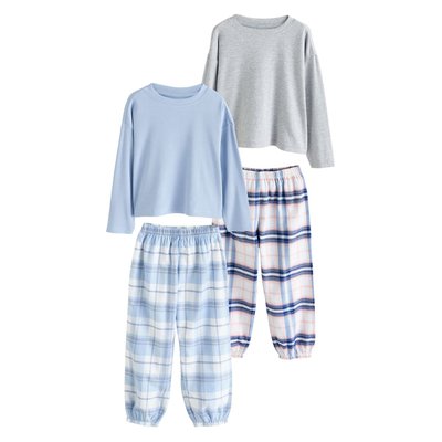 Pyjamas tissés aux carreaux, lot de 2 NEXT