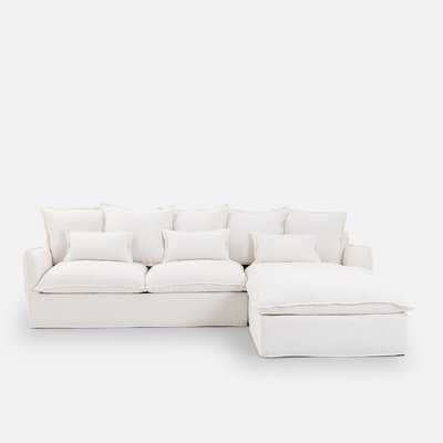 Sofá cama rinconero de lino grueso Bultex, Odna LA REDOUTE INTERIEURS