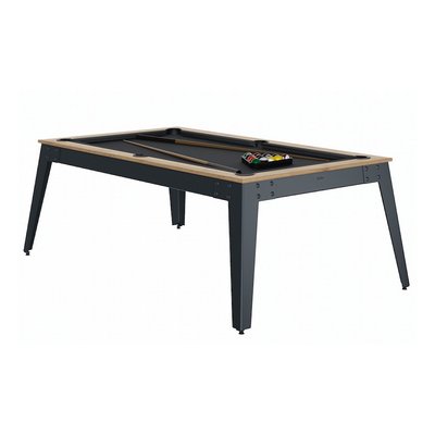 Billard Steel Chene Sable Pieds Gris Drap Gris Ardoise RENE PIERRE
