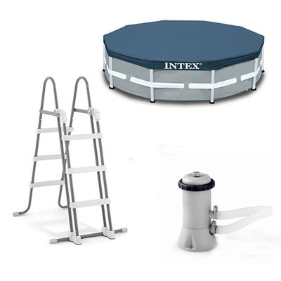 Piscine tubulaire ronde  Prism Frame 4,57 x 1,07 m INTEX