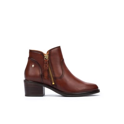 Bottines à talon cuir BACAROT PIKOLINOS