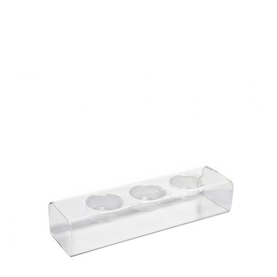 Centre de table décoratif pour bougies en verre L24 SIA DECO