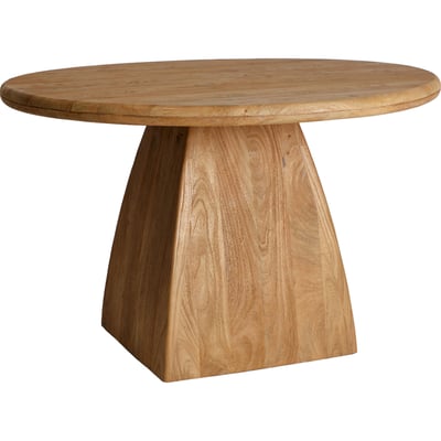Table à manger ronde bois de manguier RECOLLECTION
