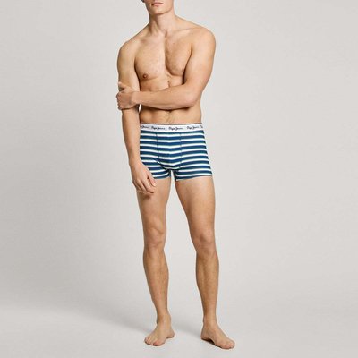 Lot De 3 Boxers Élastiques En Coton PEPE JEANS