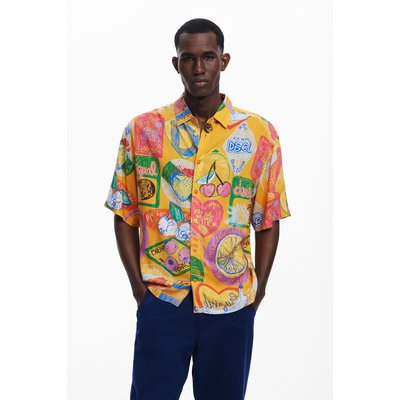 Chemise à manches courtes avec fruits DESIGUAL