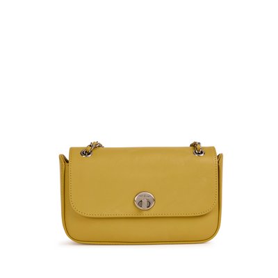 Sac à bandoulière en cuir avec chaîne MINI GRACE NAT & NIN