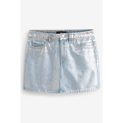Jupe courte en jean vintage coupe classique NEXT