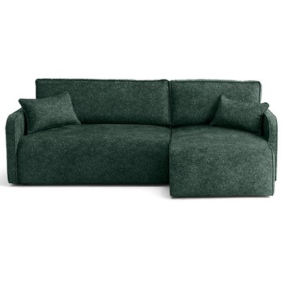 Canapé d'Angle Convertible en Tissu moucheté 4 places - APOLLINE LISA DESIGN