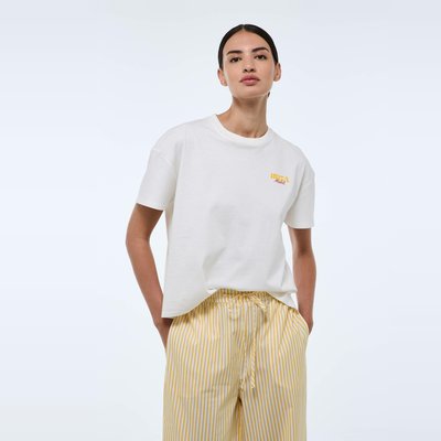 T-shirt manches courtes imprimé placé en coton BIO GOTS MONOPRIX