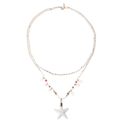 Collier multirang avec pampilles et pendentif central ODYSSEE HIPANEMA