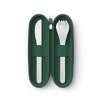 Set de 3 couverts Trio couteau avec étui textile, MB Slim Nest MONBENTO