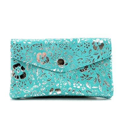 Pochette porte-monnaie en croute de cuir COMPO BLOOM OH MY BAG