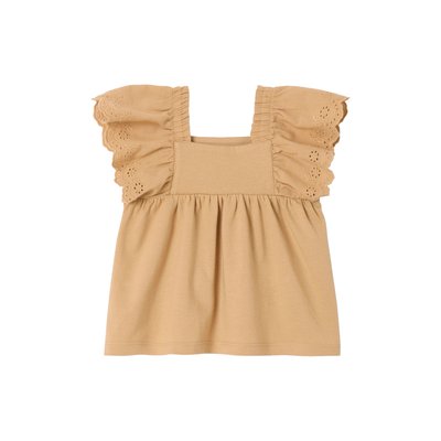 T-shirt encolure carrée en broderie anglaise VERTBAUDET