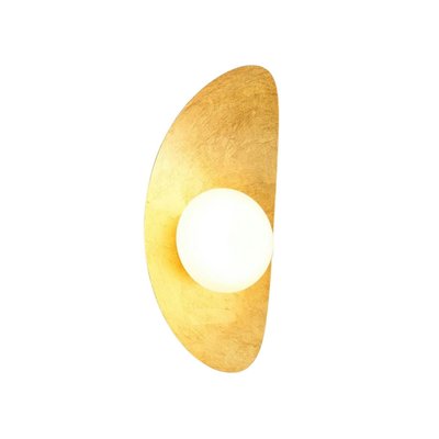 Applique à LED finition feuille d'or - ISOLA KOSILUM