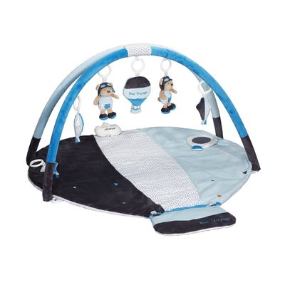 Tapis d'éveil bébé en velours SAUTHON