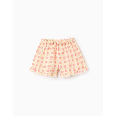 Short en Coton à Motif et Volants ZIPPY