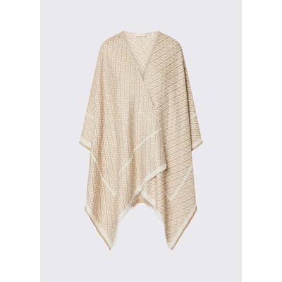 Poncho à logo jacquard LIU JO