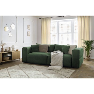 Canapé droit convertible 3 places en tissu, EZECHIEL BOBOCHIC