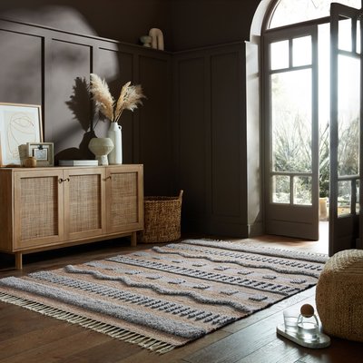 Tapis en jute rectangle MEDINA FLAIR RUGS