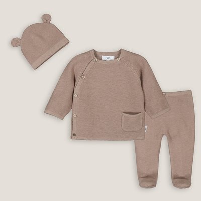 Knitted 3-Piece Outfit LA REDOUTE COLLECTIONS