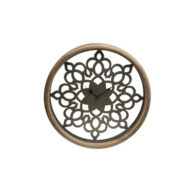 Horloge murale décorative en bois de sapin H40 SIA DECO