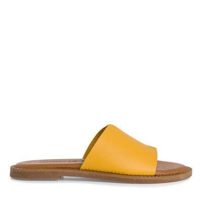 Mules plates en cuir TAMARIS