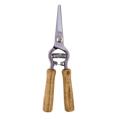 Sécateur fleuriste en acier, carbone et bois ESSCHERT DESIGN