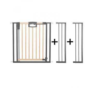 Barrière de porte à pression Easylock Plus bois/metal 112,5 cm 120,5 cm GEUTHER