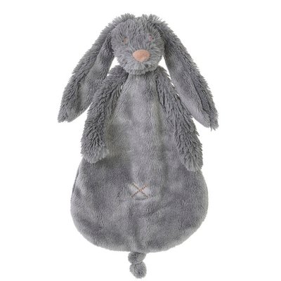 Doudou Lapin Richie gris 25 cm HAPPY HORSE