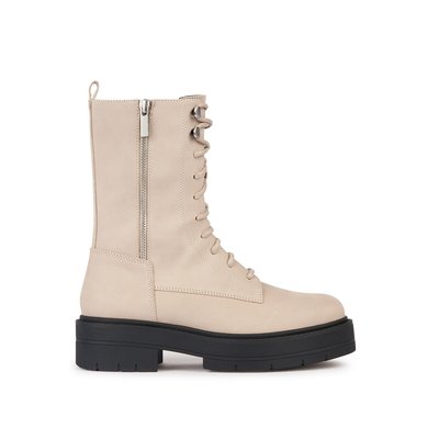 Boots cuir respirantes à lacets Spherica EC7 GEOX