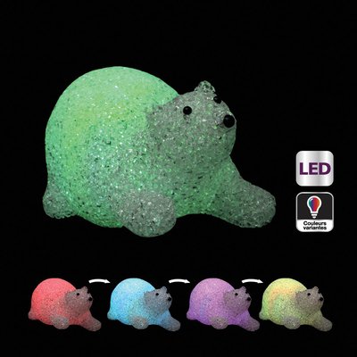 Sujet de Noël Lumière Ours Eva FEERIC LIGHTS & CHRISTMAS