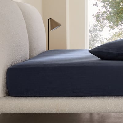 Drap-housse gaze de coton biologique, Yafa AM.PM